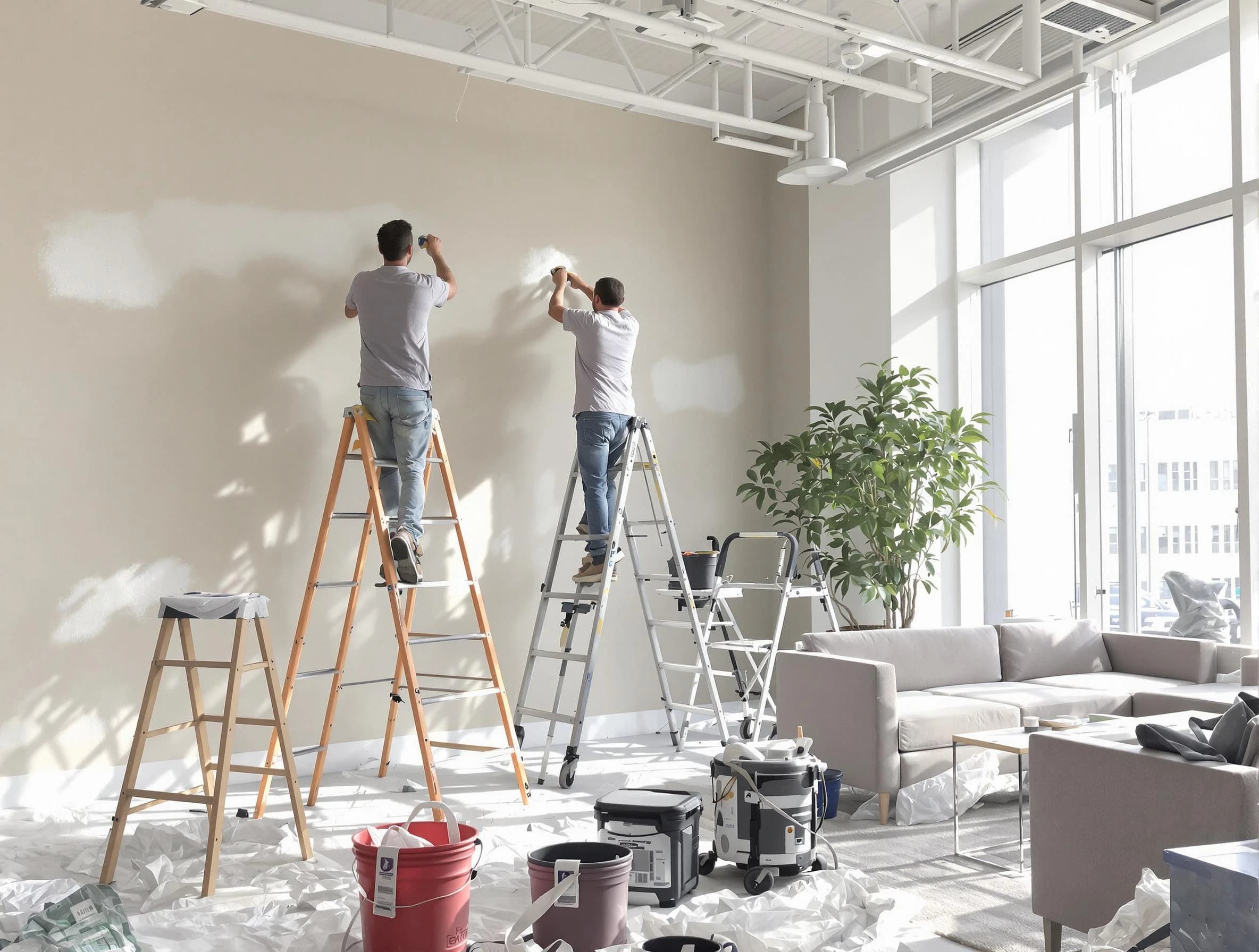East Cleveland House Painters delivering commercial painting services in East Cleveland, OH